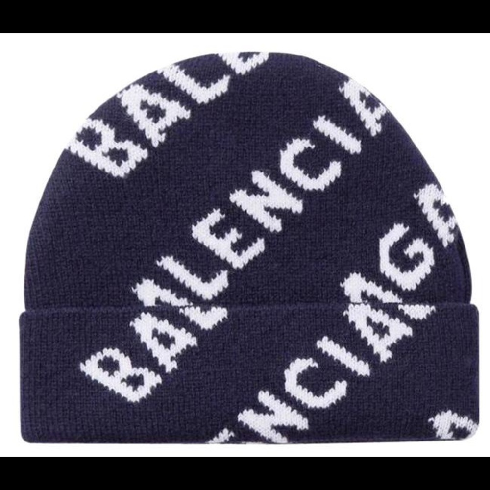 Intarsia Wool-blend Beanie Hat